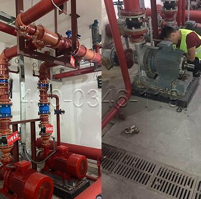 消防長(zhǎng)軸泵施工